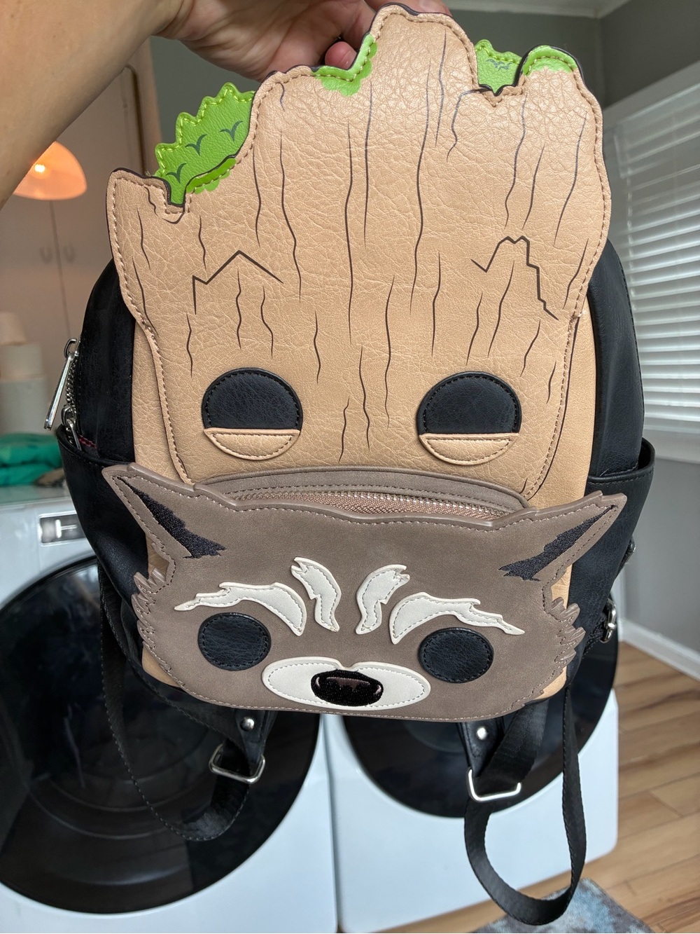 RARE Loungefly Disney Marvel Guardians of the Galaxy Groot &Rocket mini backpack - Picture 3 of 8